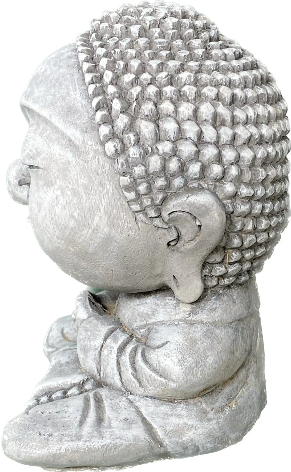  Product image 6 of the product “Nima - Sitting monk with big head, 22 cm H | cast stone ”